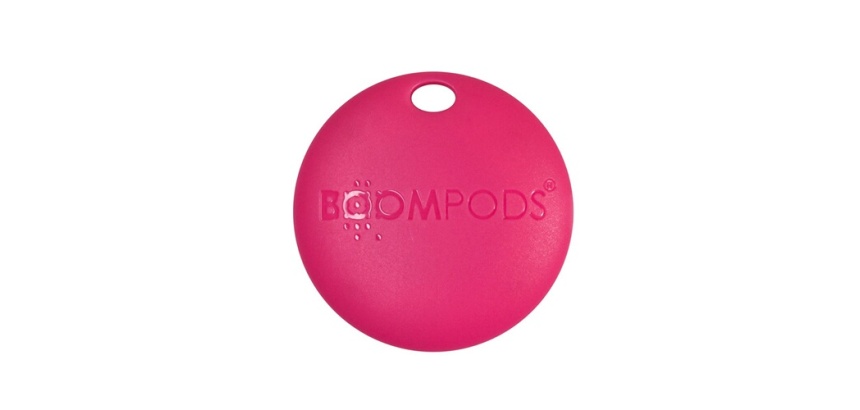 Balise connectée Boompods Finder Boomtag Rose