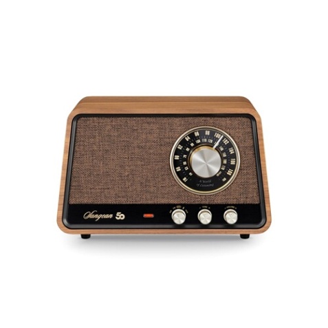 Radio Sangean WR-101 AM FM Bluetooth AUX Noyer Vintage