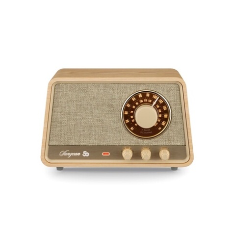 Radio Sangean WR-101 AM FM Bluetooth AUX Chêne Blanc