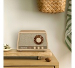 Radio Sangean WR-101 AM FM Bluetooth AUX Chêne Blanc