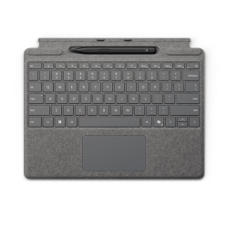 Clavier pour tablette Microsoft Surface Pro 13 pouces avec Surface Slim Pen - Platine