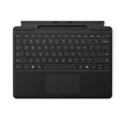 Clavier pour tablette Microsoft Surface Pro 13 pouces avec emplacement de recharge pour stylet - Noir