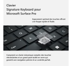 Clavier pour tablette Microsoft Surface Pro 13 pouces avec emplacement de recharge pour stylet - Noir