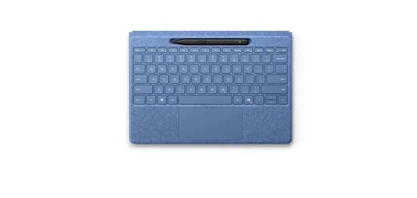 Clavier pour tablette Microsoft Flex pour Surface Pro 13 pouces avec Surface Slim Pen - Bleu Saphir