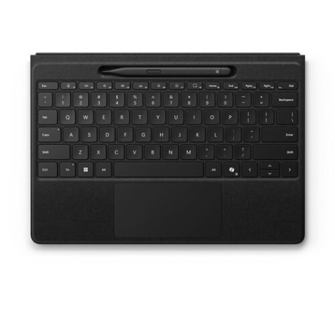 Clavier pour tablette Microsoft Flex pour Surface Pro 13 pouces avec Surface Slim Pen - Noir