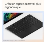 Clavier pour tablette Microsoft Flex pour Surface Pro 13 pouces avec Surface Slim Pen - Noir