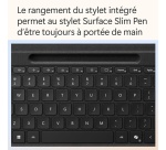 Clavier pour tablette Microsoft Flex pour Surface Pro 13 pouces avec Surface Slim Pen - Noir