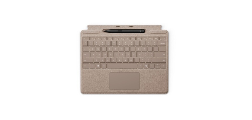 Clavier pour tablette Microsoft Surface Pro 13 pouces avec Surface Slim Pen - Dune