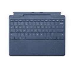 Clavier pour tablette Microsoft Surface Pro 13 pouces avec emplacement de recharge pour stylet - Bleu Saphir