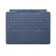 Clavier pour tablette Microsoft Surface Pro 13 pouces avec emplacement de recharge pour stylet - Bleu Saphir