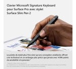 Clavier pour tablette Microsoft Surface Pro 13 pouces avec Surface Slim Pen - Bleu Saphir