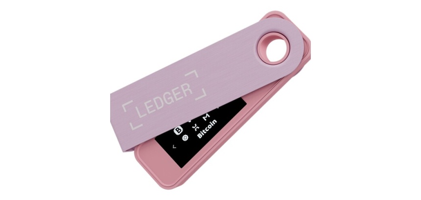 Cryptowallet Ledger Ledger Nano S Plus  Rose pastel