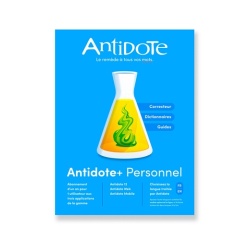 Logiciel Druide Antidote+ Personnel - Antidote 12 + Antidote Web + Antidote Mobile - francais ou anglais - PC ou Mac - 1 an - Correcteur grammatical et dictionnaires