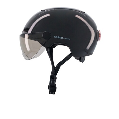 Casque vélo Cosmo Connected Fusion+ Anthracite Brillant Metallise