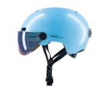 Casque vélo Cosmo Connected Fusion+ Bleu Ciel Metallise