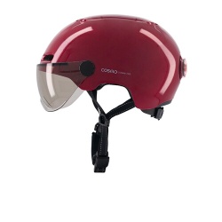 Casque vélo Cosmo Connected Fusion+ Rouge Brillant Metallise