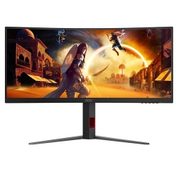 Ecran PC Aoc Gaming CU34G4Z 34" incurvé 240 Hz WQHD Noir et Rouge