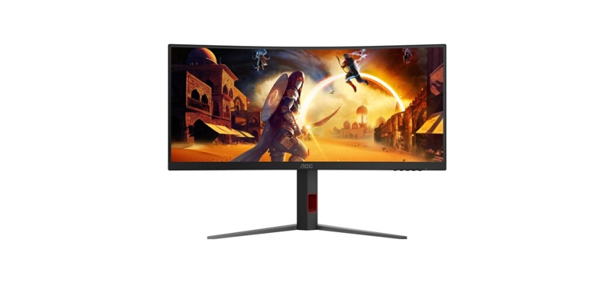 Ecran PC Aoc Gaming CU34G4Z 34" incurvé 240 Hz WQHD Noir et Rouge