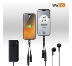 Adaptateur et convertisseur Wefix DOUBLE USB-C