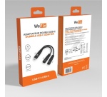 Adaptateur et convertisseur Wefix DOUBLE USB-C