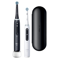 Brosse à dents électrique Oral B io 5 Duo Noire et Blanche X2