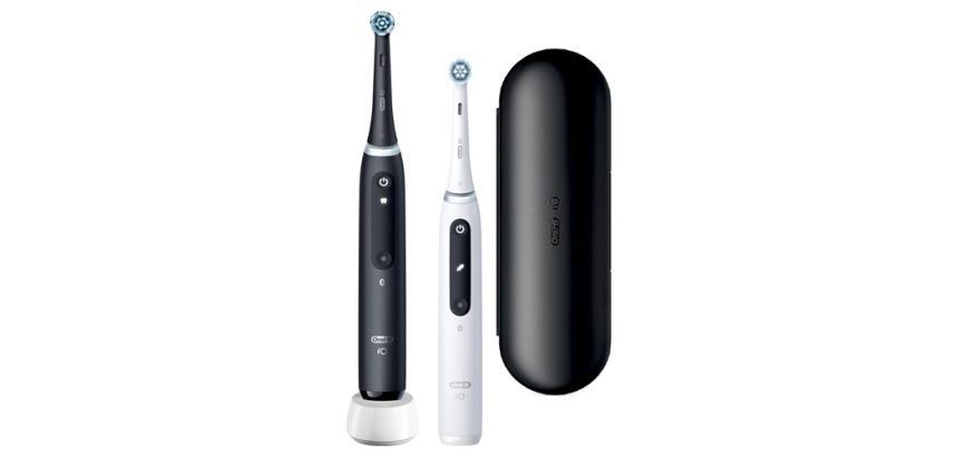 Brosse à dents électrique Oral B io 5 Duo Noire et Blanche X2