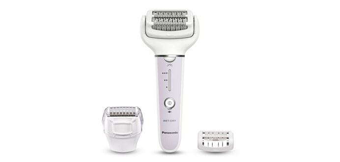 Epilateur électrique Panasonic ES-EY30AV503 avec 2 têtes incluses Wet & Dry