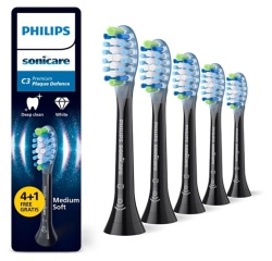Brossette dentaire Philips Sonicare HX9045/88 Lot de 5 Noir