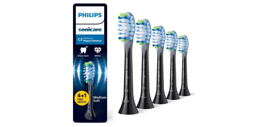 Brossette dentaire Philips Sonicare HX9045/88 Lot de 5 Noir