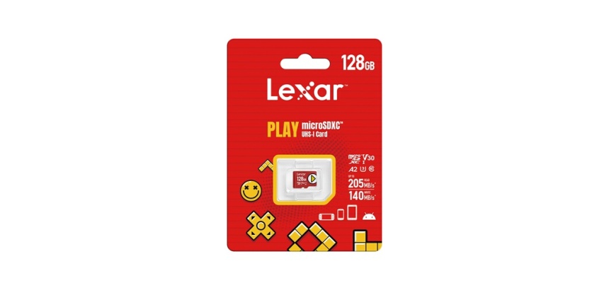 Carte mémoire micro SD Lexar MICROSDXC 128GO PLAY SPECIAL GAMING 205MO/SEC