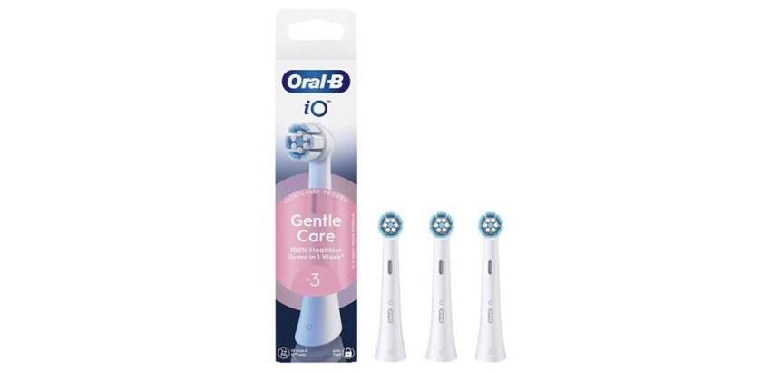 Brossette dentaire Oral B iO Brossettes Gentle Care Blanche X3