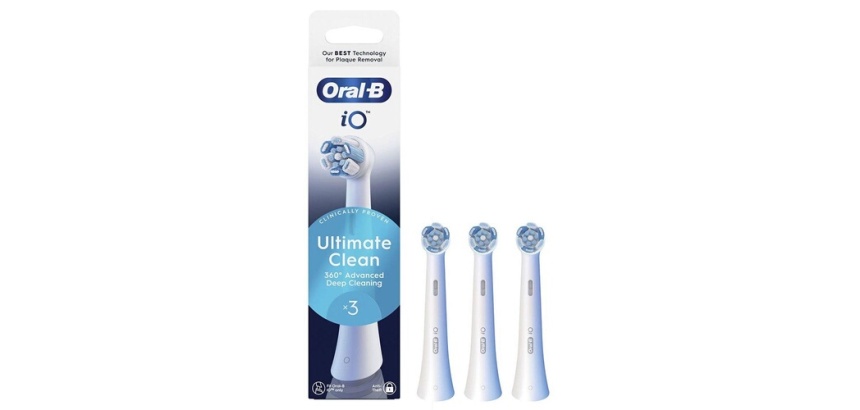 Brossette dentaire Oral B iO Ultimate Clean Blanche X3