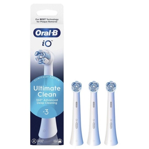Brossette dentaire Oral B iO Ultimate Clean Blanche X3