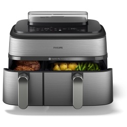 Friteuse sans huile Philips Airfryer NA555/00 Série 5000 double panier 9L