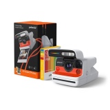 Appareil photo instantané Polaroid Flip + pack de film couleur (8 photos) - Blanc