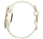Montre connectée Garmin vívoactive 6, lunette Lunar Gold avec boîtier ivoire