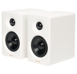 Enceinte PC Edifier M60 - de bureau compactes certifiee High-Res Audio - 66 Watts - Blanc