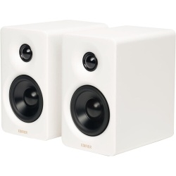 Enceinte PC Edifier M60 - de bureau compactes certifiee High-Res Audio - 66 Watts - Blanc