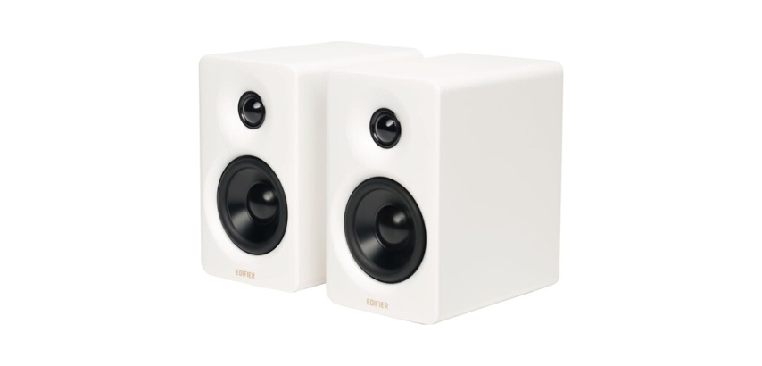 Enceinte PC Edifier M60 - de bureau compactes certifiee High-Res Audio - 66 Watts - Blanc