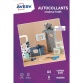 Papier d'impression Avery Dennison 8 autocollants couleur kraft 100% recyclés - A4 - Jet d'encre ou laser