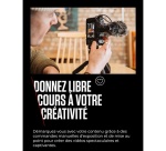 Appareil photo hybride Canon EOS R50 V + Optique RF-S 14-30mm pour Système EOS R + Poignée-Trépied HG-100TBR avec commande a distance  Bluetooth + Microphone DM-E100 +  Carte SD 128 GB