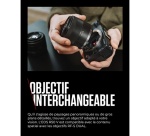 Appareil photo hybride Canon EOS R50 V + Optique RF-S 14-30mm pour Système EOS R + Poignée-Trépied HG-100TBR avec commande a distance  Bluetooth + Microphone DM-E100 +  Carte SD 128 GB