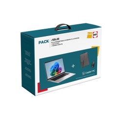 PC portable Asus Pack Vivobook 14 14S1407QA-BRUN078W 14'' 60Hz Copilot+PC Snapdragon X 16 Go RAM 512 Go SSD Gris + Sac à dos + Souris sans fil