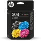 Cartouche d'encre Hp N.308 CART BK/3COULEURS S/B