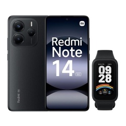 Smartphone Xiaomi Pack Redmi Note 14 6,67" 5G Double nano SIM 256 Go Noir + Mi Band 9 Active + Coque
