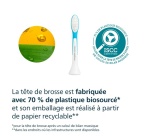 Brossette dentaire Philips HX6042/90 Bleu X2
