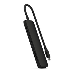 Station d'accueil PC portable Satechi Hub USB-C Multiport 7-en-1 Noir