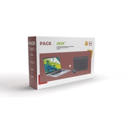 PC portable Acer Pack Aspire Go 15 AG15-42P-R38D 15,6" AMD Ryzen 7 16 Go RAM 1 To SSD Argent + Housse + Souris optique sans fil