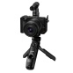 Appareil photo hybride Canon EOS R50 V + Optique RF-S 14-30mm pour Système EOS R + Poignée-Trépied HG-100TBR avec commande a distance  Bluetooth + Microphone DM-E100 +  Carte SD 128 GB