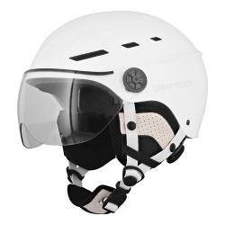 Casque vélo Tnb URBAN MOOV - visière taille M - blanc